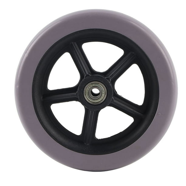 Material Rubber Wheelchair Wheels, Load 120kg Solid Wheel, Home Wheelchair Accessory Caster