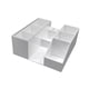 thumbnail image 4 of Organizador de pestañas, caja de almacenamiento, soporte para cosméticos, exhibidor acrílico, suministros de belleza transparente blanco, 4 of 9