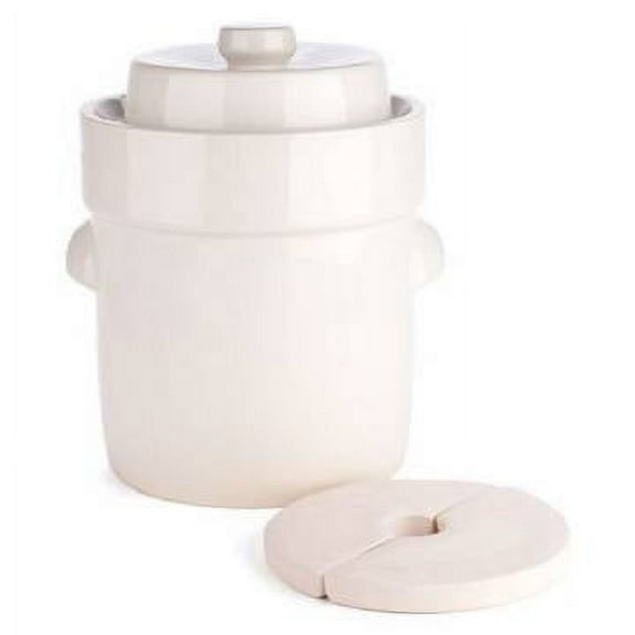 Schmitt Gartoph Brand ME3210 10 Liter White Fermentation Crock