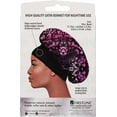 thumbnail image 3 of (3 pack) Evolve Wide-Edge Satin Bonnet Leopard, 3 of 3