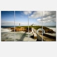 thumbnail image 2 of Cloudy Illa Pancha Lighthouse - Seashore Photo Canvas Print, 2 of 3