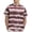 Brown, variant on Men's Casual Tie-Dye Print Short Sleeve Button Down Shirt, Summer Beach Top with Lapel Collar, Lightweight Artistic Pattern for Vacation Cruise and Outdoor Daily Wear Light Green M