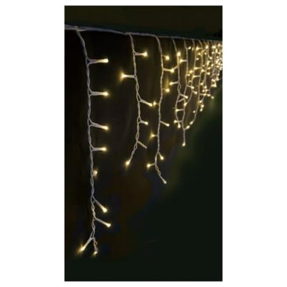 Holiday Wonderland SLI135WWTW Icicle LED Starry Lights, Twinkling Warm White, 135-Ct. - Quantity 12