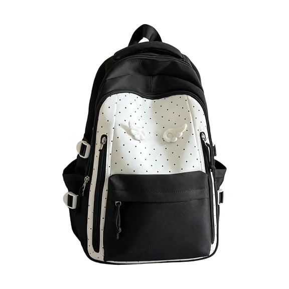 Polka Dot Backpack Cute Daypacks Large Kawaii Backpacks for Travel Daily Use