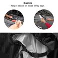 thumbnail image 4 of Funda impermeable para bicicleta hanmir con orificio para candado, para 2-3 bicicletas, 4 of 6