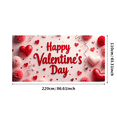 thumbnail image 3 of LUUFILx Happy Valentine's Day Backdrop Banner Photography Props Party Supplies Background Decoration Decors Love Event Romantic Celebration, 3 of 8