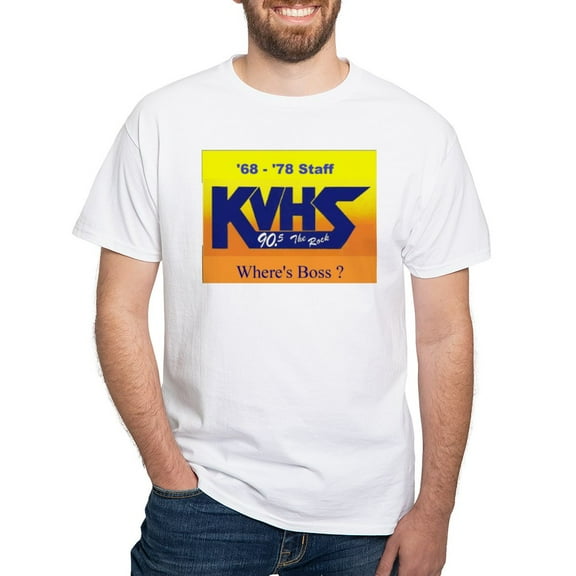 CafePress - Kvhs T Shirt - Men's White Classic Cotton T-Shirts