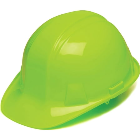 Pyramex HP14031 SL Series Cap Style Hard Hat Hi Vis Lime Cap Style 4-Point Snap
