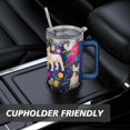 thumbnail image 7 of Cute Canine Design 40oz Water Bottle - BPA Free Dog Lovers Tumbler with Handle & Straw - Gift for Women Coffee Mug, 7 of 7