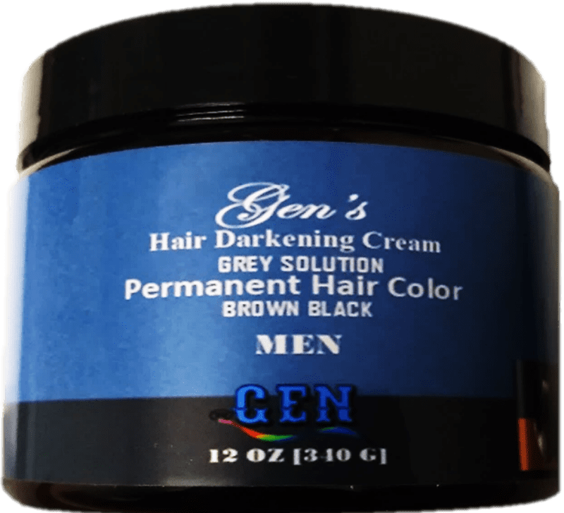 Hair Darkener for Men. BrownBlack. Enriched with Deep Sea Minerals