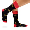 thumbnail image 3 of Calcetines De Hamburguesas Divertidos Moda, 3 of 4