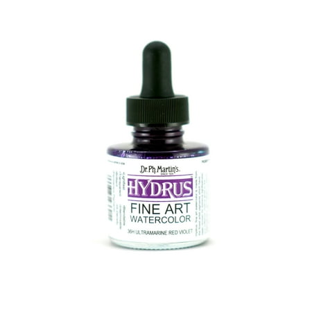 UPC: 0090385436211 | Dr. Ph. Martin s Hydrus Fine Art Watercolor  1.0 oz  Ultramarine Red Violet (36H)