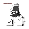 thumbnail image 4 of Soporte De Escritorio Para Celular Plegable y Ajustable Malubero Negro, 4 of 5