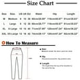 thumbnail image 3 of Wycnly Pants for Women Trousers for Women Fashion Drawstring Elastic Waist Loose Straight Leg Pants Vintage Cotton Linen Casual Ladies Long Pants with Pocket, 3 of 4