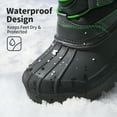thumbnail image 7 of DREAM PAIRS Kids Boys & Girls Knee High Waterproof Insulation Non-Slip Outdoor Winter Snow Boots KNORTH BLACK/NEON/GREEN Size 13 little kid, 7 of 7
