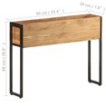 thumbnail image 4 of vidaXL Planter 90x20x68 cm Solid Acacia Wood, 4 of 4