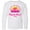 AA-White, variant on Inktastic Summer Enjoy the Sunshine Virginia Beach Virginia in Pink Long Sleeve Youth T-Shirt