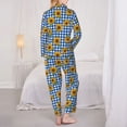 thumbnail image 6 of Wukai Sunflowers Print Women's Pajama Set - Soft Long Sleeve Sleepwear for Comfort and Style-Large, 6 of 9