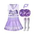 thumbnail image 1 of Disfraz de animadora Spooktacular Creations para niñas, color morado, 1 of 6