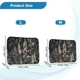 thumbnail image 4 of FORMRS 13-13.3 inch Laptop Sleeve Case Soft Carrying Quilted Computer Bag Cover, Dark Flowers Pattern, 4 of 7