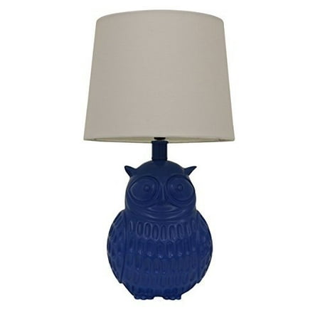 Blue Owl Table Lamp