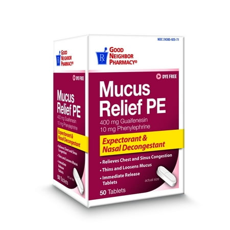 GNP Mucus Relief PE Expectorant & Nasal Decongestant 50