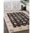 thumbnail image 2 of Ahgly Company Indoor Square Mid-Century Modern Desert Sand Beige Oriental Area Rugs, 5' Square, 2 of 6
