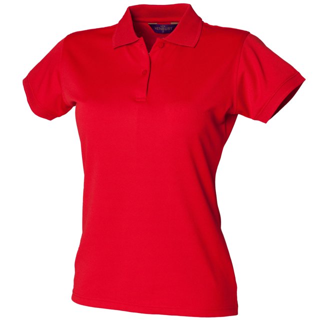 Henbury Polo Ajusté Coolplus® pour Femmes