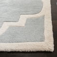 thumbnail image 3 of SAFAVIEH Chatham Hayden Geometric Wool Area Rug, Gray/Ivory, 8'9" x 8'9" Square, 3 of 10