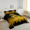 thumbnail image 3 of Erosebridal American Football City Comforter Sets Full Size, Eat Sleep Comforters & Duvets, Soccer Lover Reversible Duvet Insert, Ultra Soft Room Decorative, 3pcs, 3 of 8