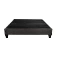 thumbnail image 2 of Contemporary 14" Platform Mattress Foundation Bed Frame Base, Upholstered In Dark Gray, Queen, No Box Spring Needed Base For Contemporary,, 2 of 2