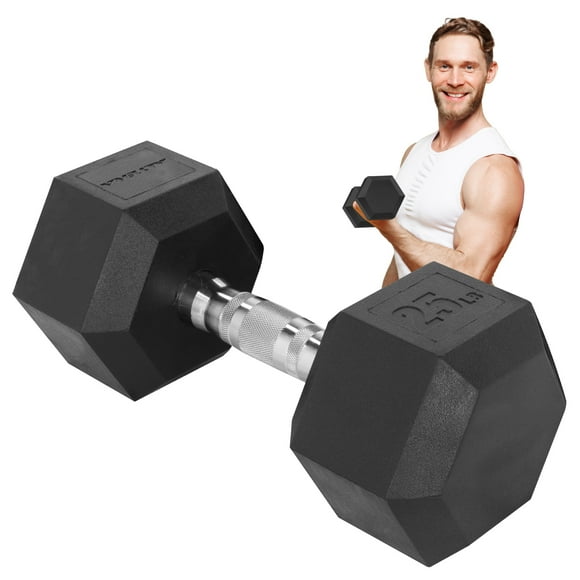 Mancuerna Hexagonal Altera  Acero Forro de Neopreno 25 Lbs