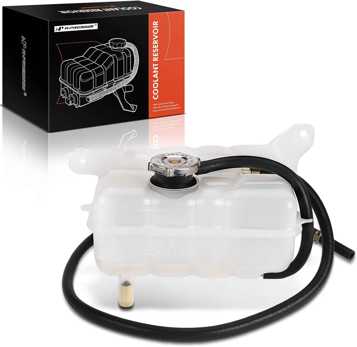 Gates Engine Coolant Reservoir Cap Compatible With Ford F-350 Super Duty 5.4L 6.0L 6.2L 6.4L 6.7L 6.8L 7.3L V10 V8 1999-2016 - View #4
