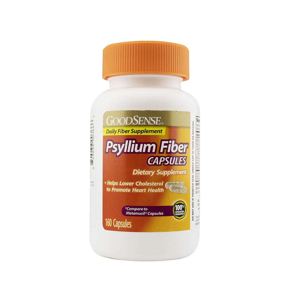 GS NAT PYSLLIUM FIBER CAPSULE 160 CT