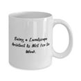 thumbnail image 2 of Love Landscape Architect 15oz Mug, Being a Landscape Architect Is Not for, Motivational Cup For Men Women From Colleagues, 2 of 6