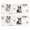 Cartoon Corgi Dog, variant on Kitchen Rugs Sets Of 2,Black Dog Paw Footprint Bone Anti Fatigue Kitchen Mat Rugs Non Slip Washable,Decorative Kitchen Floor Mats for Kitchen,Sink,Laundry,17"X47"