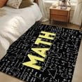 thumbnail image 5 of Abstract Math 4x6 Rug for Dining Table for 4 People Under Table, Mathematical Formula Pattern Black ashable Non Slip Rectangle Area Rug, 5 of 9