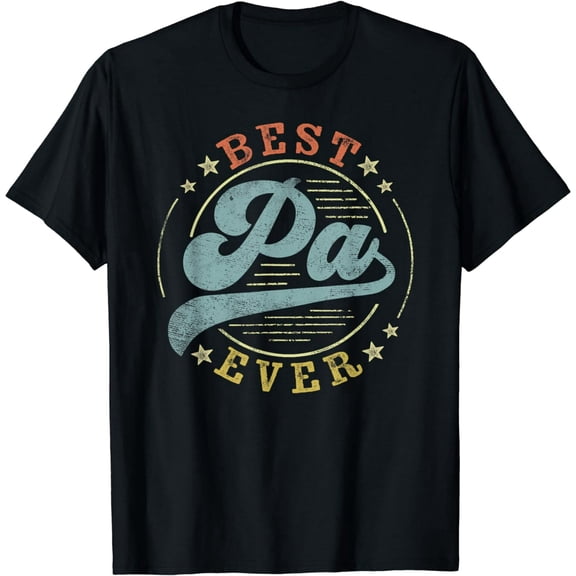 Best Pa Ever Father's Day Pa Gifts Vintage Emblem T-Shirt