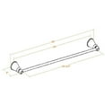 thumbnail image 5 of Design House 558270 Kassel Transitional 24-inch Towel Bar for Bathroom Bedroom Closet or Kitchen Brushed Nickel, 5 of 10