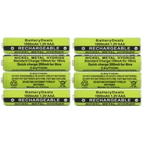 1.2V NiMH AAA Rechargeable Batteries for Panasonic Cordless Phones (8-Pack)