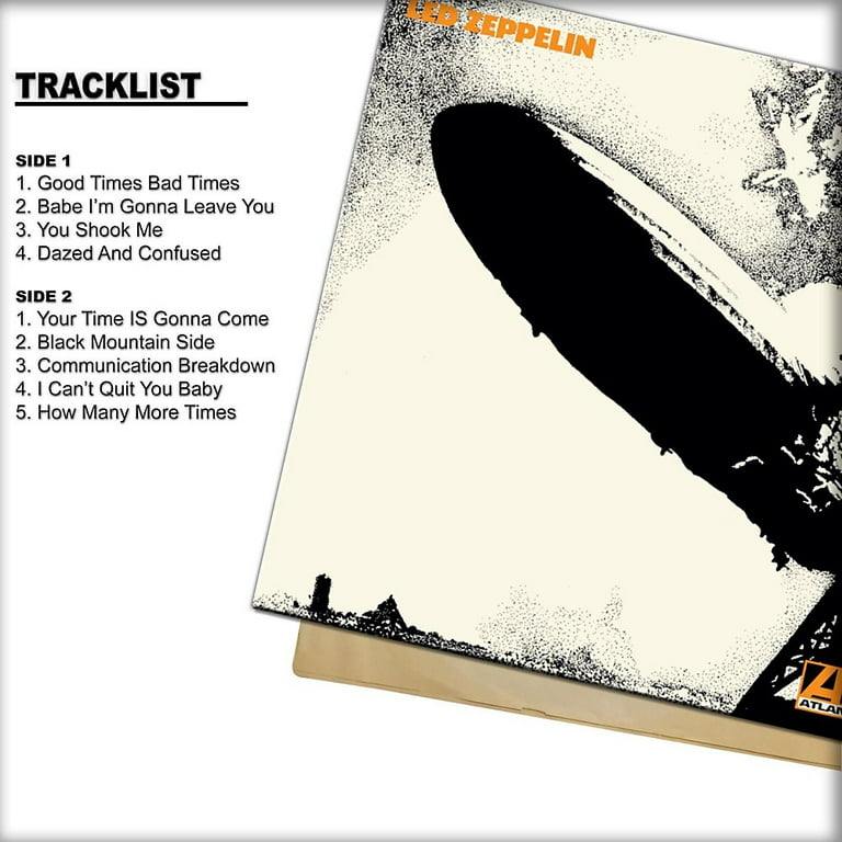 Led Zeppelin - 1st Record Album (1969) - Rock Vinyl LP - Walmart.com