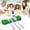 Green, variant on Reusable Flatware Sets Knife, Fork, Spoon, Chopsticks, 3Pcs Portable Travel Stainless Steel Tableware Dinnerware with Carrying Case