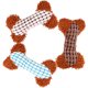 thumbnail image 1 of KAKOWELY 3 juguetes masticables para perros, resistentes a las mordeduras, chirriantes, de peluche, para el hogar, 1 of 5