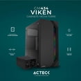 thumbnail image 2 of Gabinete ACTECK VIKEN GM434 ATX Media Torre Fuente 500W Cristal Templado Negro AC-935692, 2 of 6