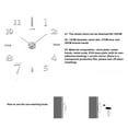 thumbnail image 4 of Reloj de Pared Eléctrico Toystoory Acero Inoxidable Type2 NO2, 4 of 6