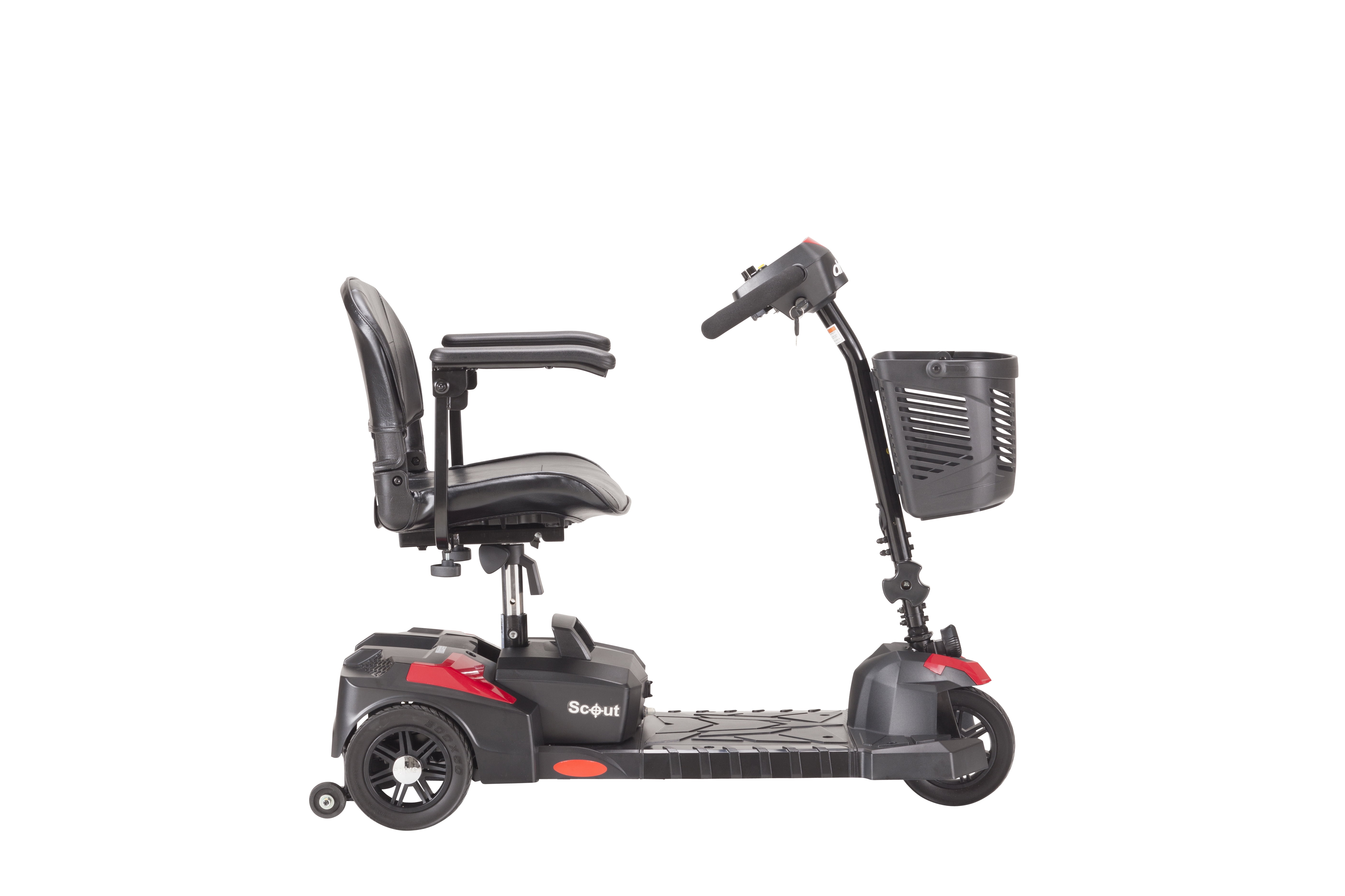 Drive Medical Scout Compact Travel Power Scooter, 3 Wheel -