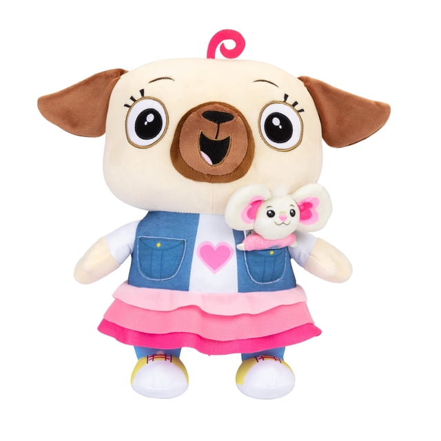 Juguete de peluche ZERONIC Jumbo con patatas fritas y patatas de 30 cm con PAL de 10 cm