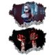 thumbnail image 1 of Calcomanías de pared para piso de Halloween en 3D, calcomanías de pared de Halloween de mujer encarcelada, calcomanías de pared de Halloween extraíbles, 1 of 5