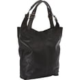 thumbnail image 1 of Soft Leather Hobo, Black, 1 of 1