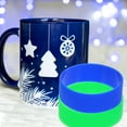 thumbnail image 2 of Soimiss 10Pcs Sublimation Silicone Bands Prevent Glint Fit Sublimation Cups Artists Dark Blue, 2 of 5